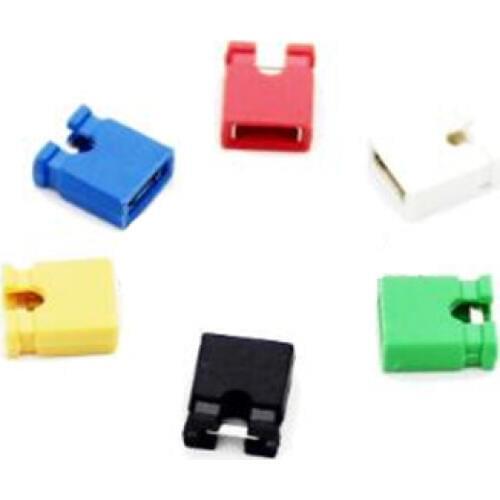 2000pcs 2.54mm Jumper Cap Mini Jumper Short Circuit Cap Contion 2.54mm