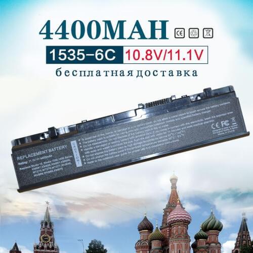 4400mAh 11.1v Laptop Battery for Dell Studio 1537 1555 1535 1536 1557 1558 WU946 PP33L PP39L KM958 KM965 MT264 312-0701 312-0702