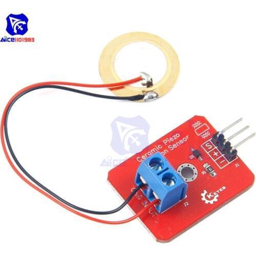 Analog Piezoelectric Ceramic Piezo Vibration Sensor for Arduino