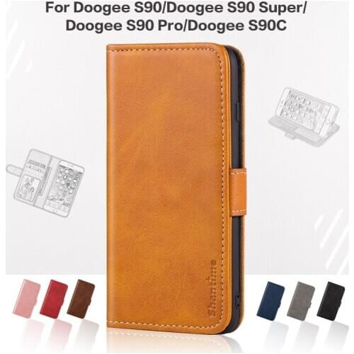 Flip Cover For Doogee S90 Business Case Leather Luxury With Magnet Wallet Case For Doogee S90 Super/S90 Pro/S90C Phone Cover