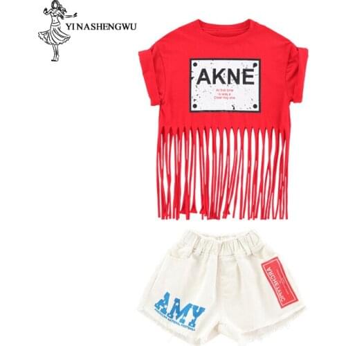 Children Jazz Dance Costumes Street Dance Hip Hop Clothes for Girl kids dance team Stage performance suit top and short pants