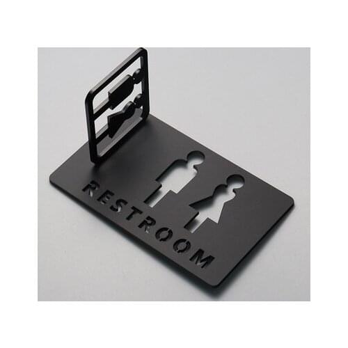 Bathroom door signs acrylic toilet wall stickers bathroom decor bathroom door signs bathroom bathroom signage