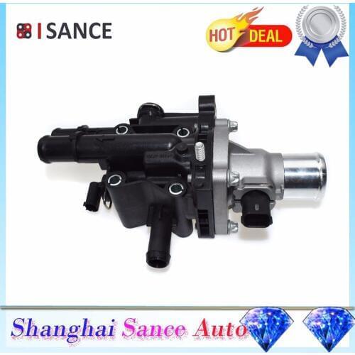 ISANCE Engine Coolant Thermostat Housing 25192228 2519-2228 For Chevrolet Cruze Trax Sonic Tracker 1.8L 2011 2012 2013 2014 2015