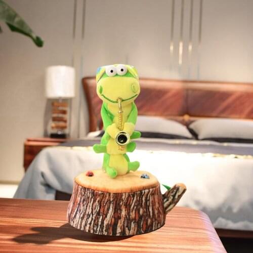 Electric Dancing Caterpillar Soft Plush Toy Cartoon Singing Stuffed Toys