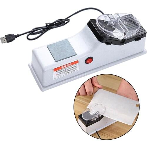 USB Electric Home Knife Sharpener Scissor Blade Grinding Sharpening Machine