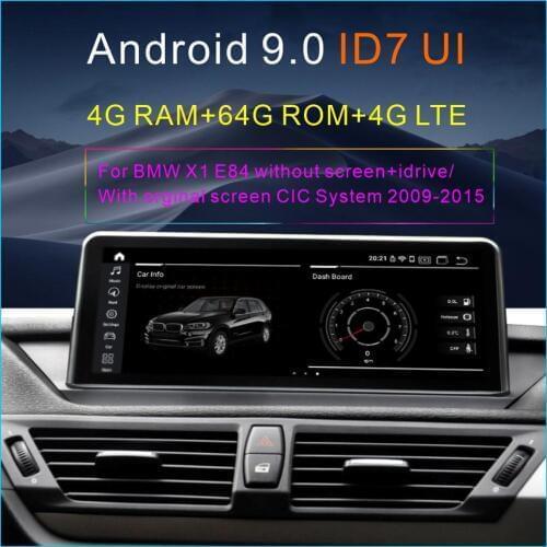 IPS 4G+64G Android 9.0 player 4G LTE for BMW X1 E84 2009 2010 2012 2013 2014 2015 Car navigation multimedia