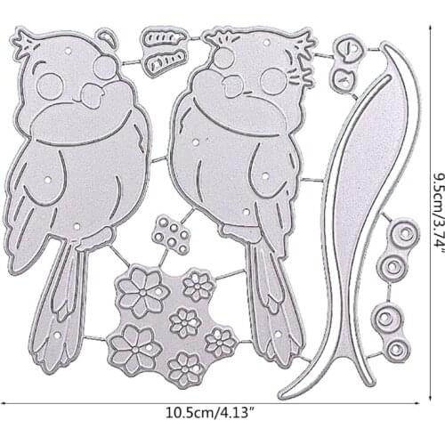 Magpie Bird Metal Cutting Dies Stencil DIY Scrapbooking Album Paper Card Template Mold Embossing Decoration