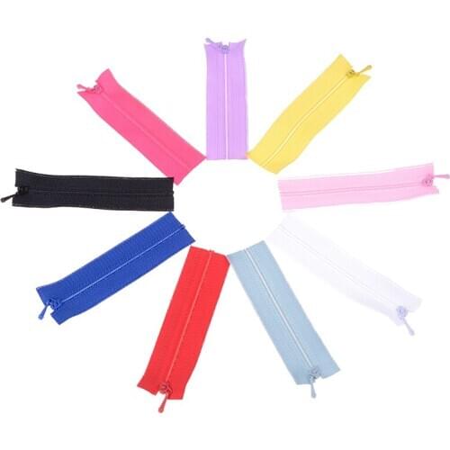 5pcs Mini Zipper Doll Clothing Zipper DIY Handmade Sewing Scrapbooking Garment Applique Accessory