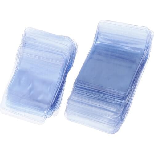 Bulk 100x Reclosable Bag Jewelry Pouch Sheer Seal Packaging Bags