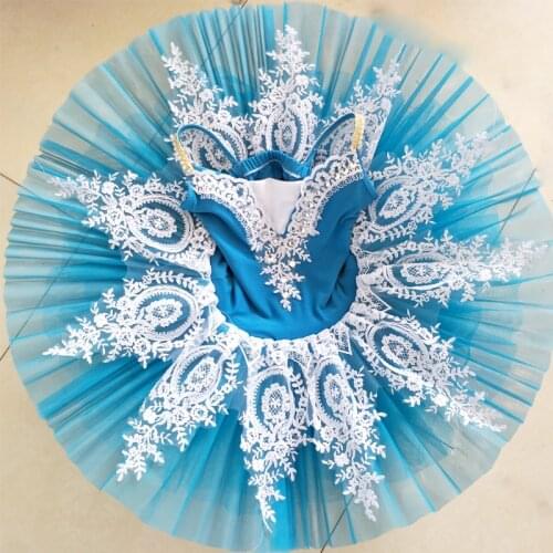 New Women Tutu Dress Elastic White Floral Baby Girls Tutu Dress Sky-Blue Girls Party Dresses Strap