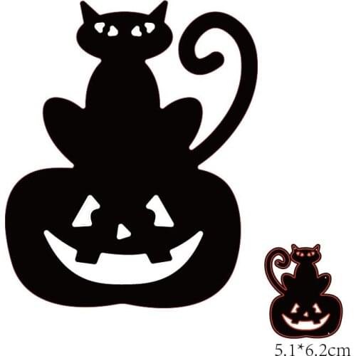 MISS VINTAGE 2021 New Arrival Halloween Stencil Metal Cutting Dies For Scrapbooking Hands-on DIY Album Card Handmade Tool