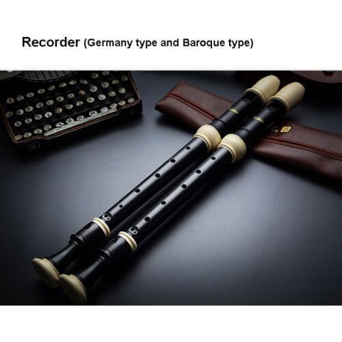 New Arriving Alto Recorder F Keys 8 holes German type clarinet Baroque clarionet with PU bag Oriolus mouth organ free shipping