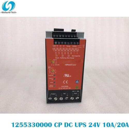 Original Weidmüller 1255330000 CP DC UPS 24V 10A/20A Rail Switching Power Supply Single Phase 100% Tested BeforeShipment