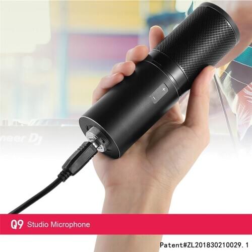 Professional Studio Capacitive Microphone with shock mount Stand Live Microphone