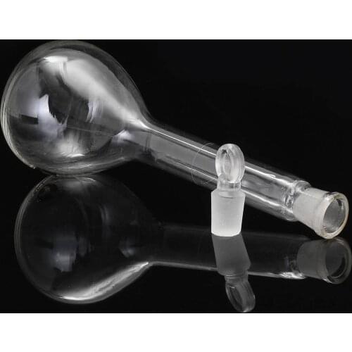 5-100ml Transparent Flask Glass Clear Glass Volumetric Flask with Stopper Lab Chemistry Glassware for School Laboratory Supplie