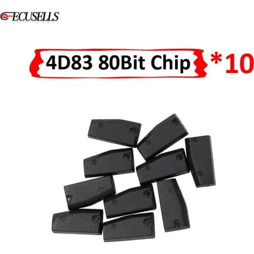 10Pcs/Lot 4D83 80Bit Blank Ceramic Transponder Chip 4D63 ID83 Car Key Chip for Ford Focus for Mazda for Lincoln for Mecury