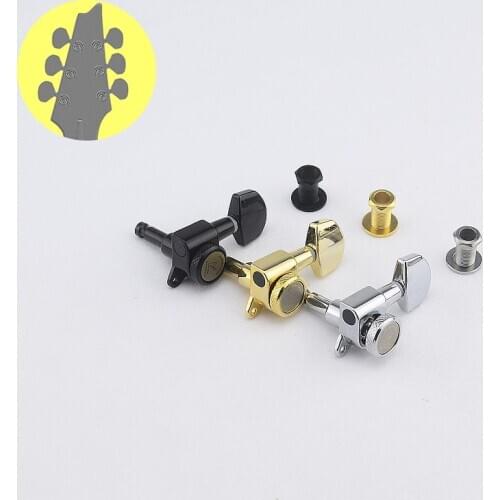 【Made in Korea】1 Set L3+R3 Locking Guitar Machine Heads Tuners Gear Ratio 1:18