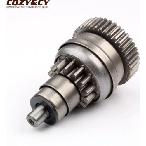 Starter bendix gear / starter clutch for Piaggio Liberty Eu3 125 Delivery Sport Eu 3 Moc Elle Rst Ptt Sport 125cc 14T/40T