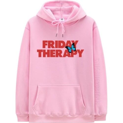 FRIDAY THERAPY Hoodie Men Women High Quality Hooded Tops Long Sleeves Streetwear Brockhampton Hip Hop Hoodies Sweatshirt Hoody