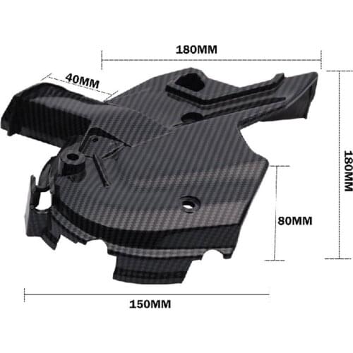 Carbon Fiber Printed ABS Left Engine Crankcase Cover For HONDA ADV150 2019 2020 2021