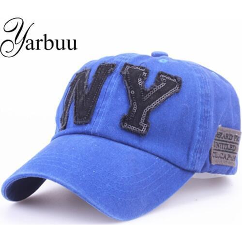 [YARBUU] CAP 2016 new Hot and winter Letter Baseball Cap Pure cotton snapback Hats For Men women caps free shipping
