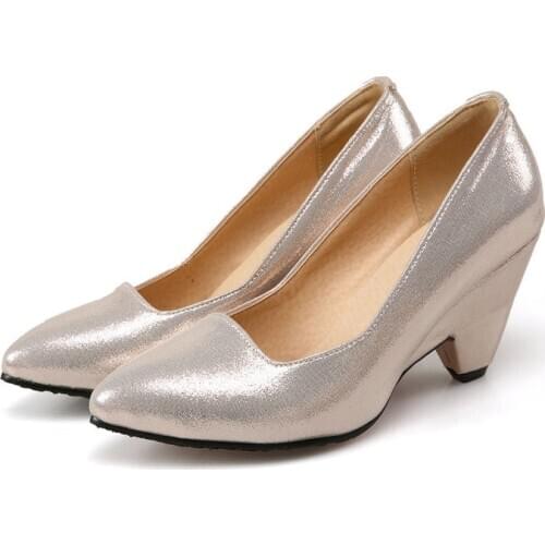 Big Size Pointed suede shoes ladies high heels women shoes woman pumps