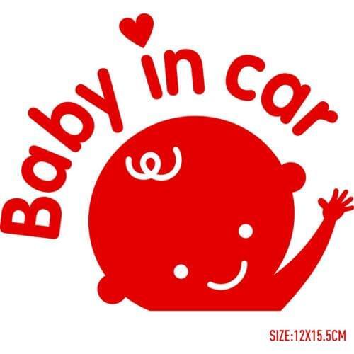 10 Pieces Customization Baby in car Car Body baby care Stickers Car-Styling For all car accessories