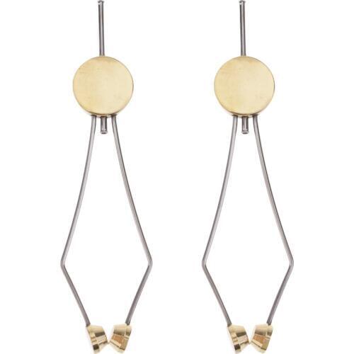 2 Pcs Stainless Steel Brass Fly Tying Bobbin Holder Fly Tying Bobbins Fly Fishing