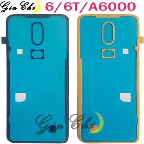 2pcs For oneplus 6 A6000 Back door Glass Adhesive Sticker Stickers glue battery cover housing for oneplus 6T battery cover glue
