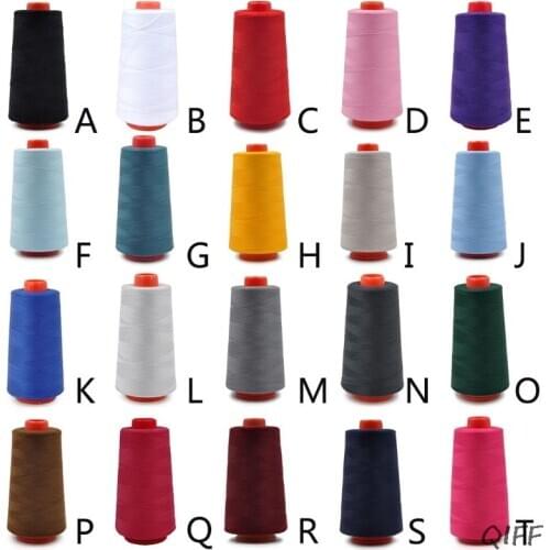 20 Colors 40S/2 3000 Yards Polyester Sewing Thread Multicolored Stitching Yarn
