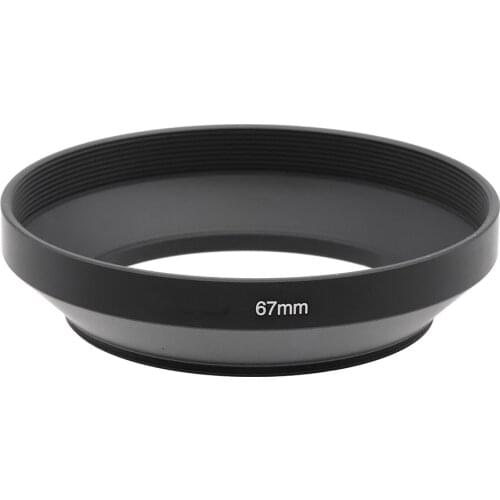 67 72 77 82mm Wide-Angle Metal Lens Hood Universal for Canon Nikon Olympus Pentax Sony Fujifilm