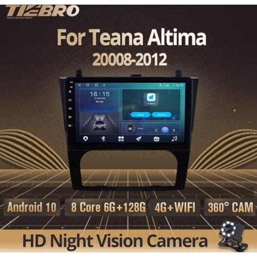 2DIN Android 10 Car Radio For Nissan Teana Altima 2008-2012 GPS Auto Radio Navigation Stereo Receiver DSP Car Multimedia Player