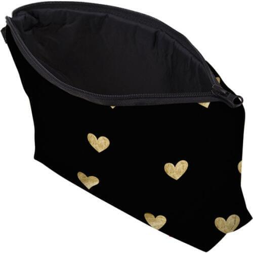 Free shipping pochette maquillage Polyester cosmetic bag for makeup Travel Toiletry Bags lipstick and brush organizer Case