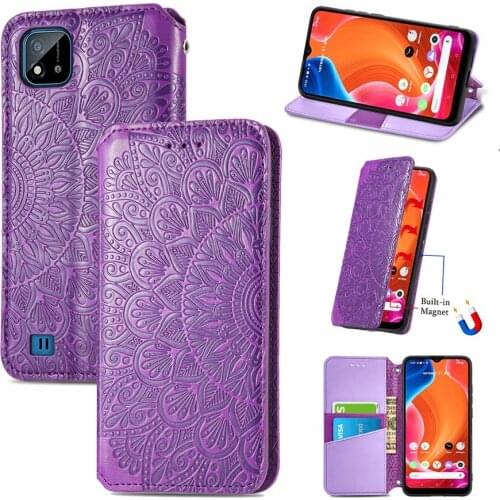 Realme C11 2021 Shockproof Case for OPPO Realme C11 C 11 Flip Case Emboss Leather Wallet Magnetic Book Cover Real Me C11 Fundas