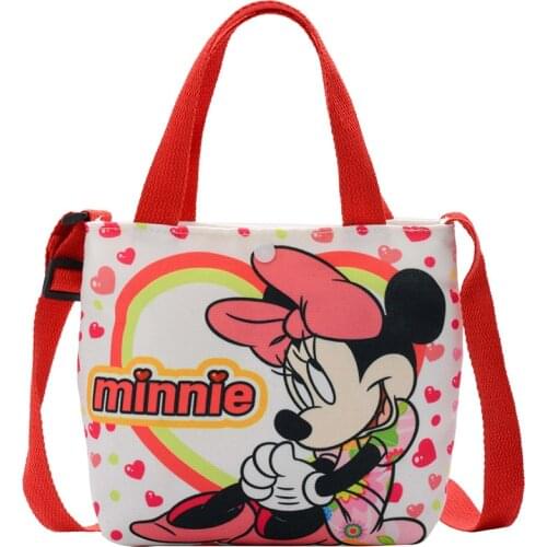 Disney cartoon diagonal small backpack girl toddler mini children shoulder bag canvas storage bag boy fashion cute bag