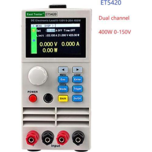 ET5410 ET5420 DC electrical load high -presicion dual-channel adjustable battery load tester Battery capacity tester