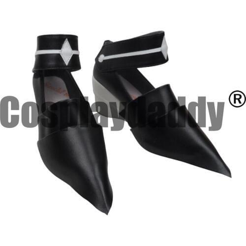 Hyperdimension Neptunia Goddess Noire Black Heart Ver. Cosplay Shoes Boots H016