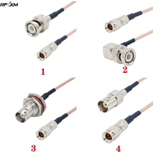 DIN 1.0/2.3 Mini BNC To BNC Male Female Connector Cable RF RG179 HD SDI 75ohm For Blackmagic HyperDeck Shuttle