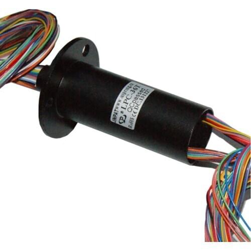 Mullti-Circuits Rotary Joint (1080P) 24 Circuits 2A Signal 360 Degree Rotation Capsule Slip Ring Wind Power Slip Ring