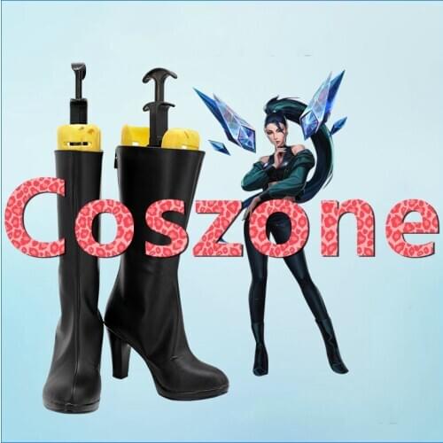 LOL KDA Kaisa Cosplay Shoes Boots Halloween Carnival Cosplay Costume Accessories