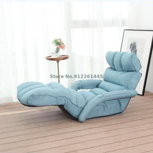 Lazy Sofa Single Sofa Space Chair Armrest Folding Small Apartment Net Red Bedroom Balcony Simple Small Sofa