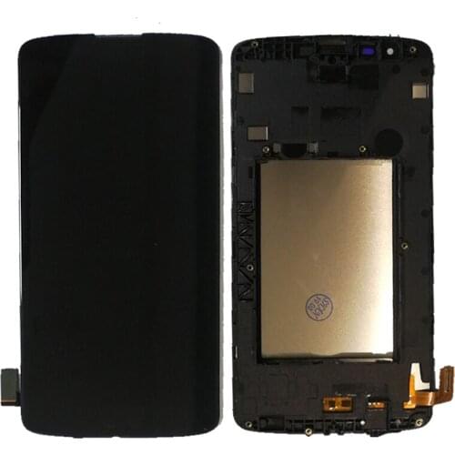 Full LCD Display For LG K8 LTE K350N K350E K350DS LCD Touch Screen Digitizer Assembly With Frame Free shipping