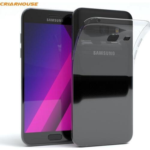 Clear phone case for Samsung Galaxy A3 A5 A7 2016 J1 J3 J5 J7 2017 S3 S4 S6 S7 edge S8 S9 Plus J2 Prime back cover soft Gel tpu