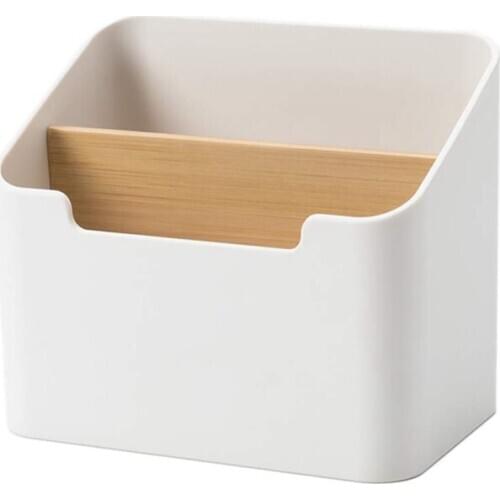 Remote Control Holder Desk Storage Organizer Box Container for Desk, Office Supplies, Home