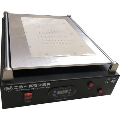 TBK-968D 19 inches tablet lcd screen separator with built in vacuum pump suitable for ipad and screens within 19 inches