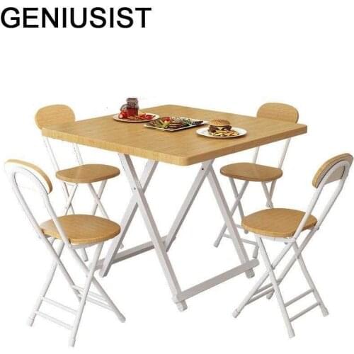 Tafel Bureau Redonda Small Apartment Kids Stall Tavolo Folding Kitchen Furniture Plegable Desk Mesa De Jantar Dining Room Table