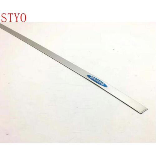 STYO Stainless Steel Rear Trunk Tailgate Door Tail bottom Lid Streamer Cover Trim For For Skoda1 Karoq 2017 2018