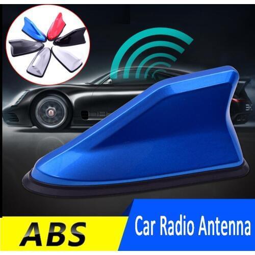 Universal Car FM Signal Amplifier Radio Aerials Shark Fin Antenna FM/AM Roof Decoration Aerial Replacement