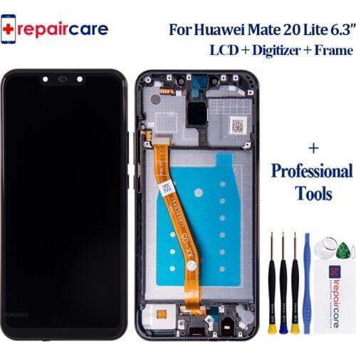 6.3" LCD For Huawei mate 20 lite LCD Display Touch Screen Digitizer Assembly Replacement with Frame for Huawei mate 20 lite