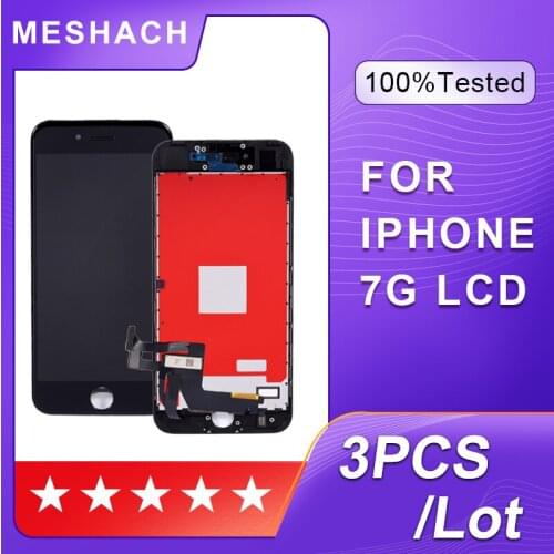 LCD Assembly 2PCS 3PCS/Lot Price For iPhone Wholesale Display Touch Screen For Apple 7 7G Digitizer Replacement No Dead Pixels